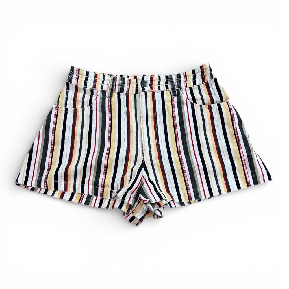 RVCA Chill Wave Striped Shorts Women’s XS | Retro Surf Skate Summer